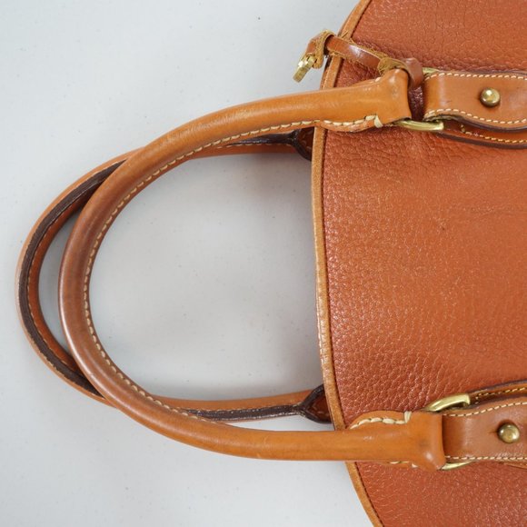 Dooney & Bourke Shoulder Bag Satchel, All Weather Leather, Tan - Picture 6 of 11